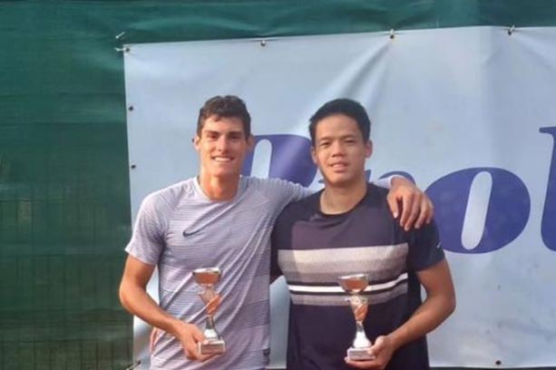 Nathan Seateun en finale du tournoi M15 ITF junior de Kursumlijska banja