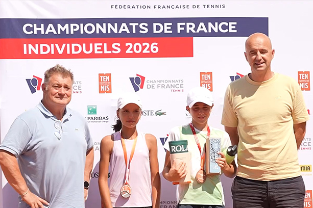 Rose Millon, a player at Barrère Académie, crowned French Girls' Under-12 Champion