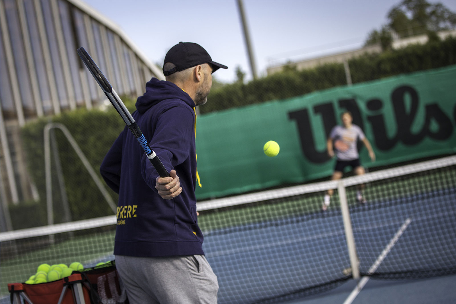 Benoit Paire, joueur professionnel de tennis, formé à l'academie